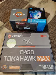 AMD Ryzen 5 1600 + MSI B450 Tomahawk Max Set