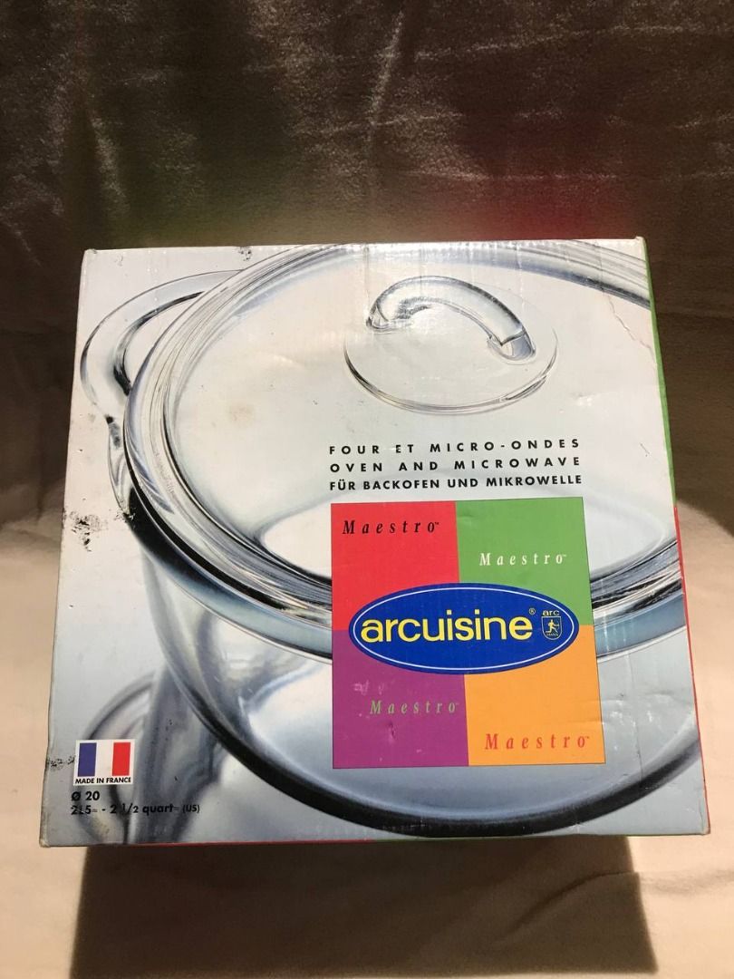 Arcuisine Maestro 1 pc Borosilicate Serveware - Made in France ...