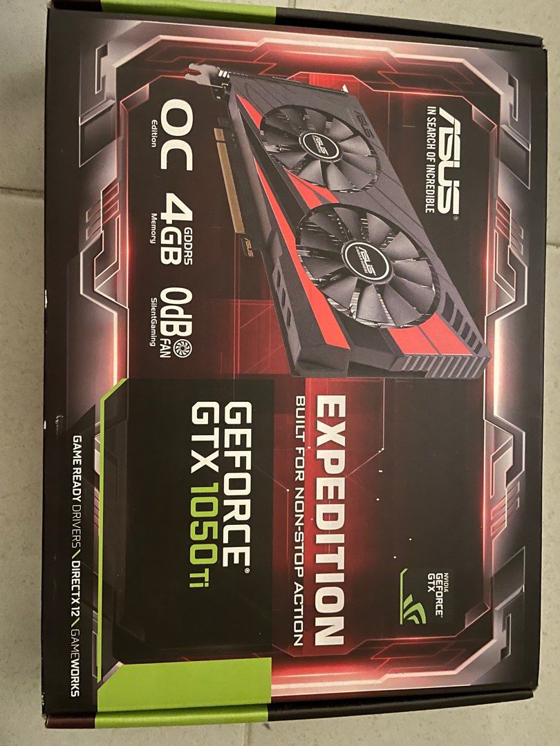 Asus 1050 ti 2025 expedition