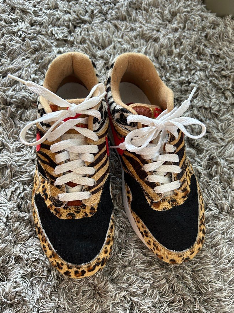 ATMOS NIKE AIR MAX 1 DLX ANIMAL PACK Women s Fashion Footwear Sneakers on Carousell