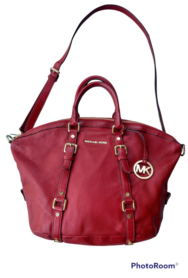 Authentic Michael Kors Bedford Bowling Convertible Satchel on Carousell