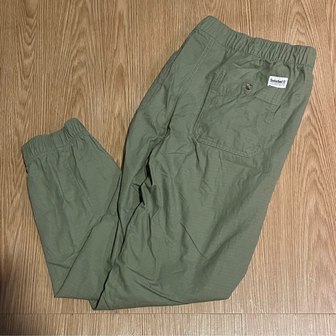 Timberland Men's Cargo Pants, Size W35 linen Beige type Vintage Second Hand