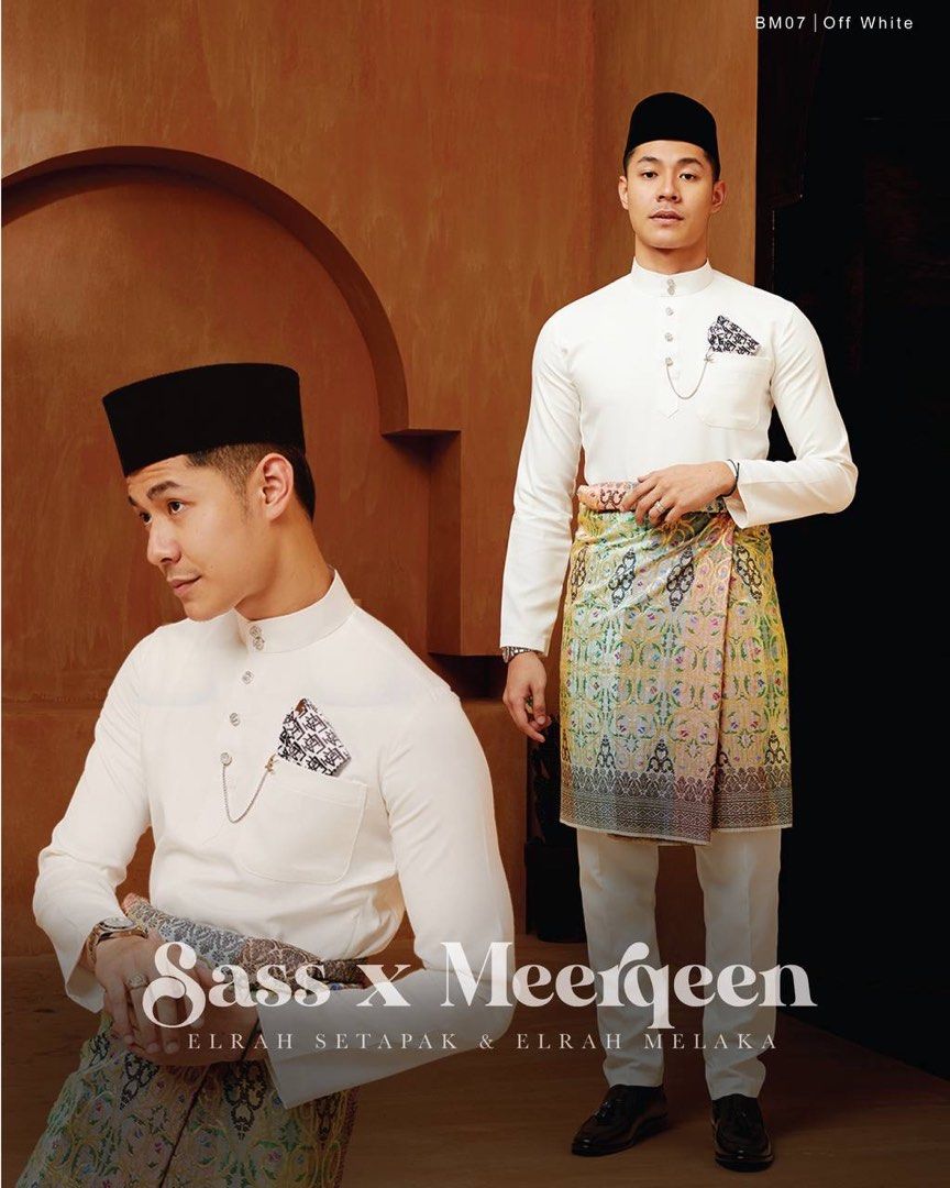 Baju Melayu Elrah Exclusive Mens Fashion Muslim Wear Baju Melayu On Carousell