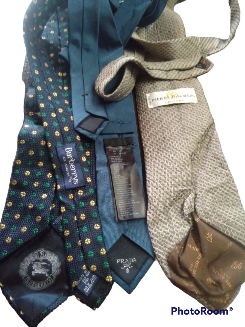 BALMAIN/BURBERRY/PRADA (Category: Ties) located in Bulacan. Submitted by nifftyythrifty (Listing ID 1220155093, Image 3). Description: NECKTIE BALMAIN BURBERRY PRADA.