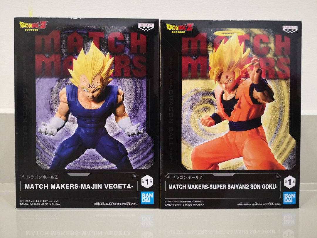 Banpresto Dragon Ball Z Match Makers Goku Vegeta Hobbies Toys Toys 