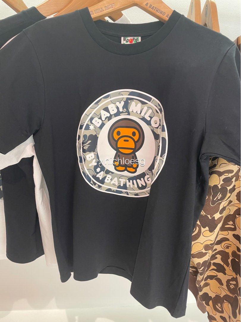 BAPE COOKIE CAMO 2 MILO BUSY WORKS TEE