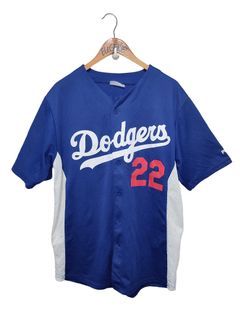 Clayton Kershaw #22 Los Angeles Dodgers MLB NIKE Home White Jersey  Men's XL