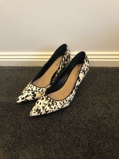 Black & White spotty heels