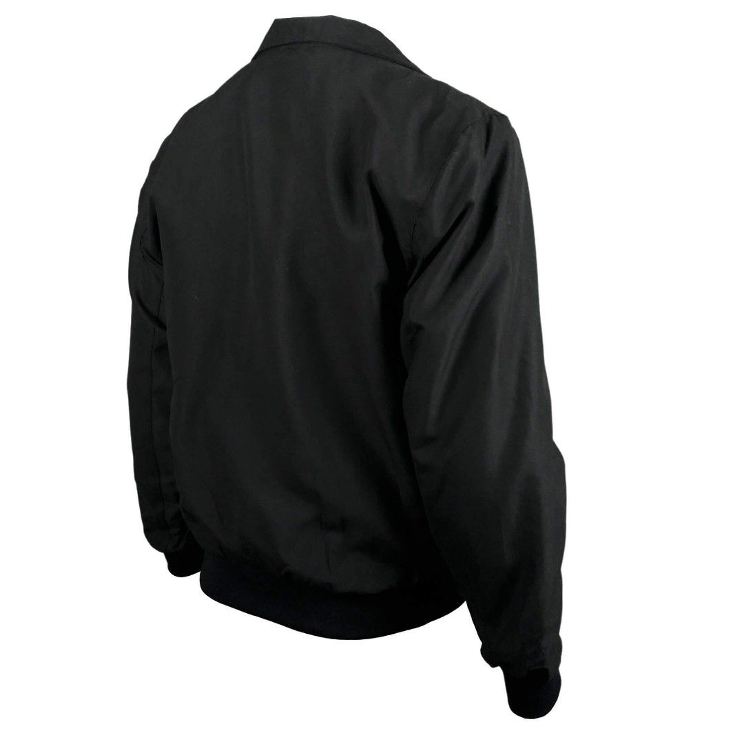 Black Harrington Jacket with Tartan Red Lining Men s Fashion
