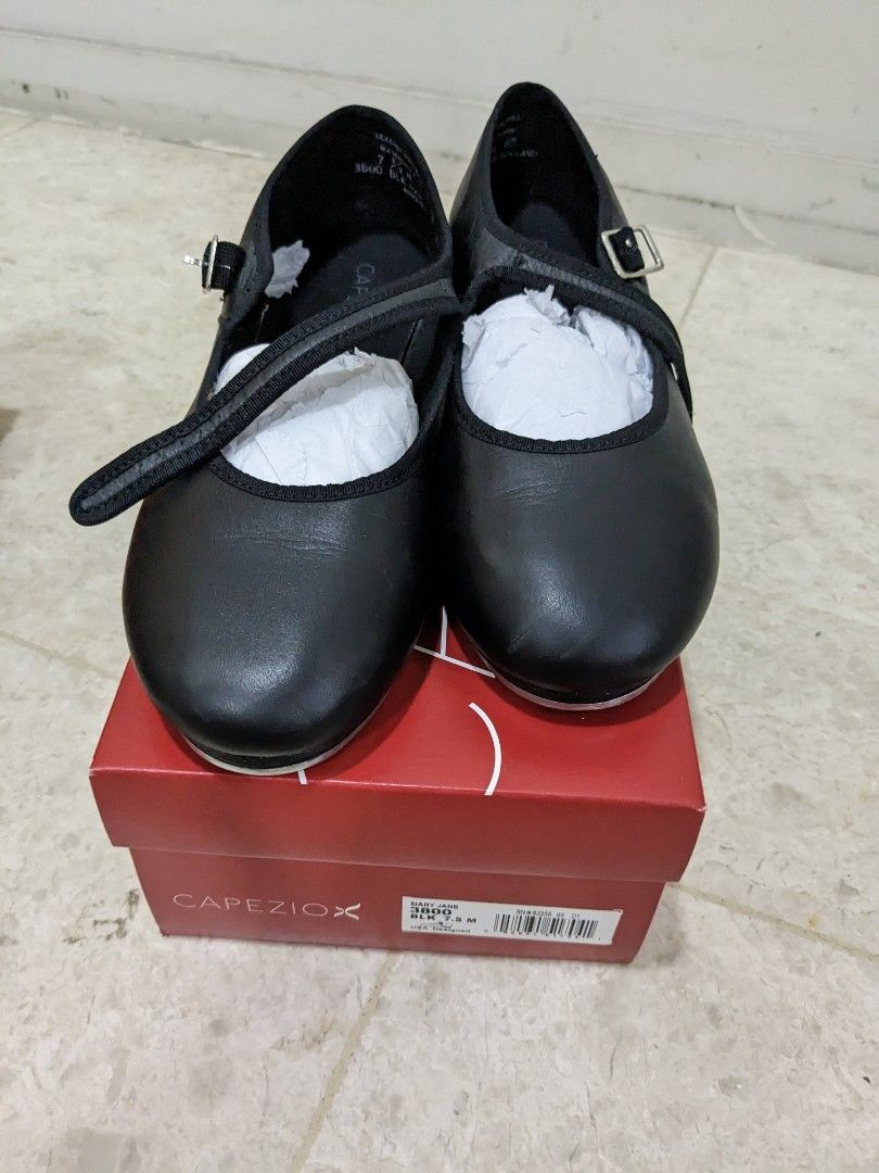 Capezio Tap Dance Shoes Mary Jane design size 7.5M