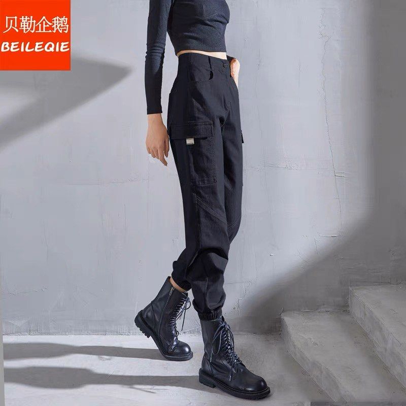 Y2K Straight Leg Cargo Pants Women Grunge Side Pocket Jeans - Etsy