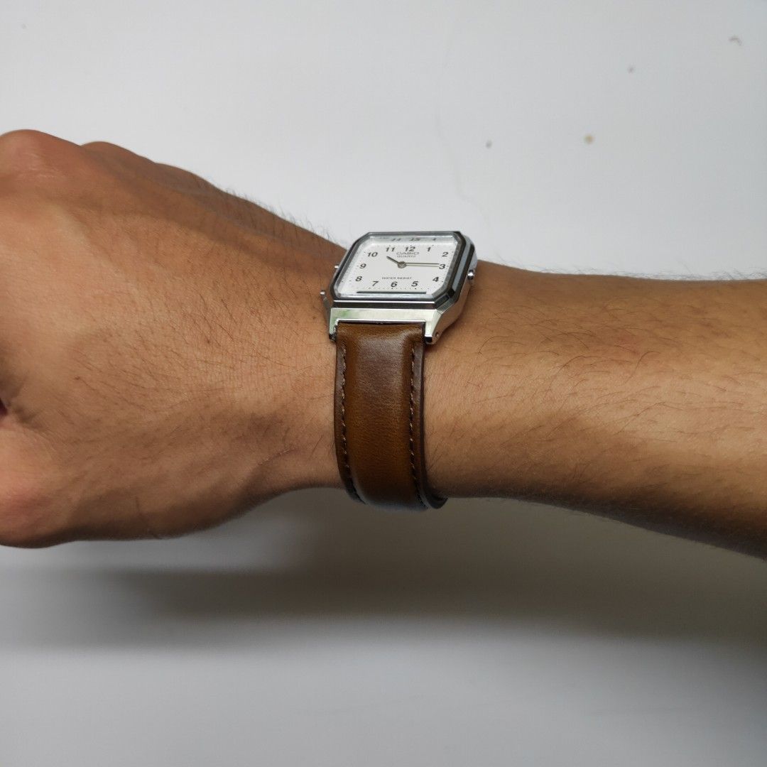 Casio aq 230 on sale leather