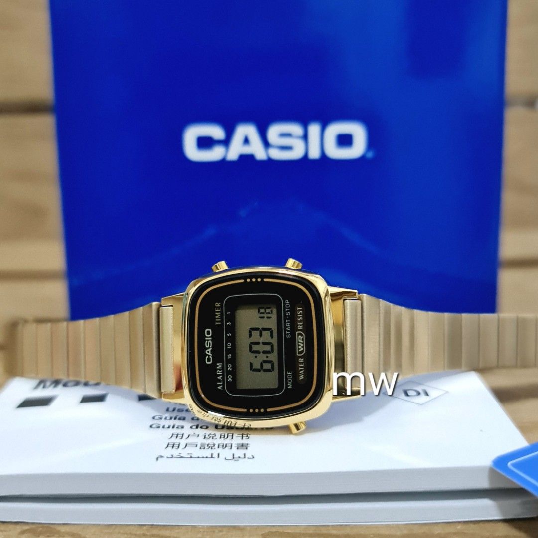 Casio la670 black online