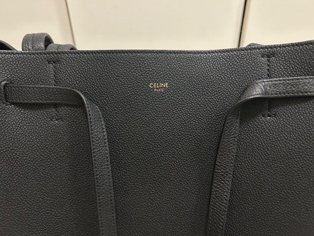 Celine medium cabas phantom in soft grained calfskin hot sale