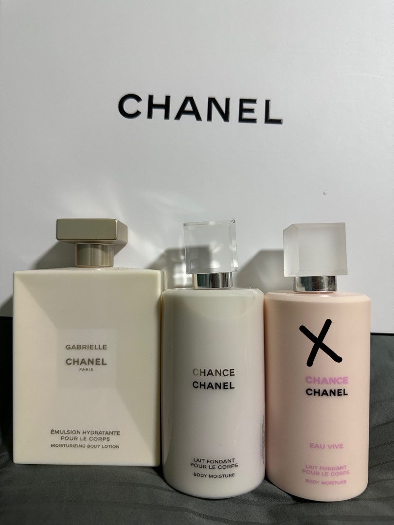 Chanel Body Moisturixer- Gabrielle & Chance (New) $55 per bottle