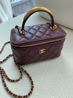100+ affordable chanel vanity case with handle For Sale, Bags & Wallets