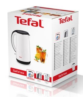 CHEAP TEFAL Kettle 1.7L Double Insulated Safe'Tea Kettle KO2601 White Colour Kettle BRAND NEW