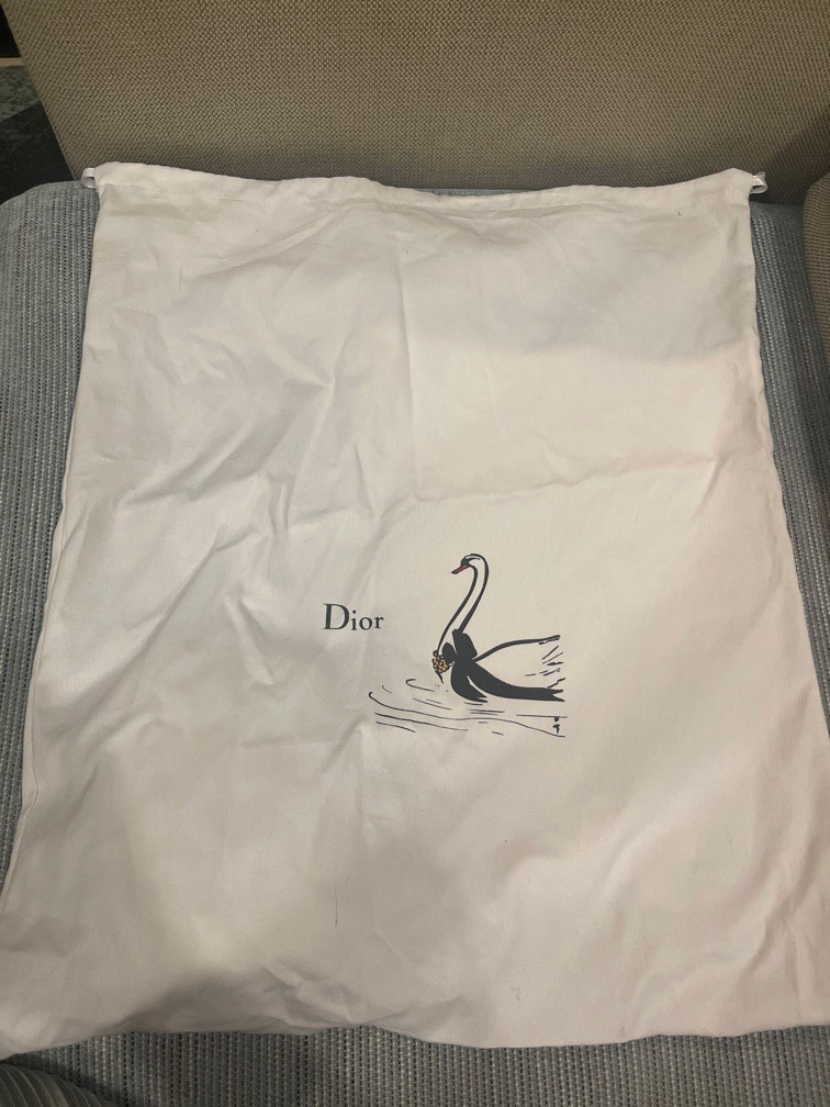 New Dior Swan dust bag 26 cm x 30 cm Luxury Accessories on Carousell