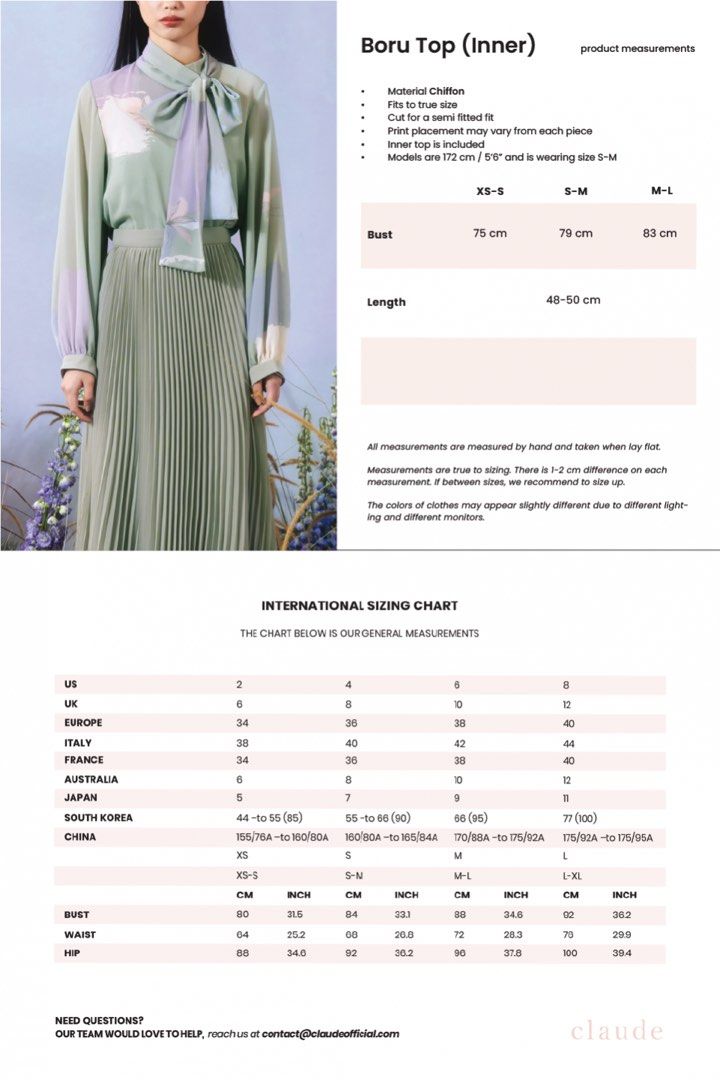 Claude with all our love boru top women s fashion tops blouses on
