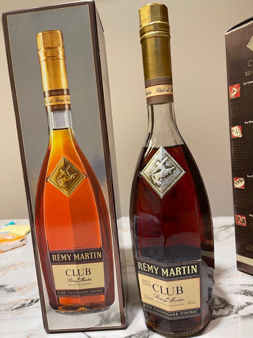 人頭馬CLUB（舊版）Remy Martin Club700ml, 嘢食& 嘢飲, 酒精飲料 