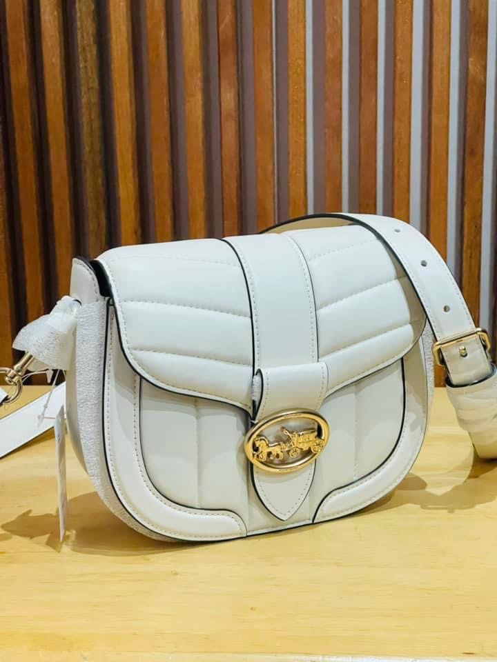 COACH GEORGIE SADDLE BAG WITH QUILTING (COACH C2803) on Carousell