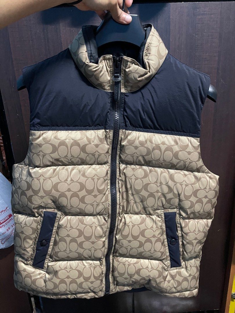 Coach on sale puffer vest