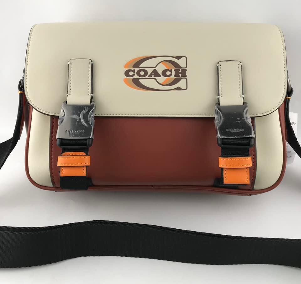 Coach Track Messenger Bag with Stamp on Carousell