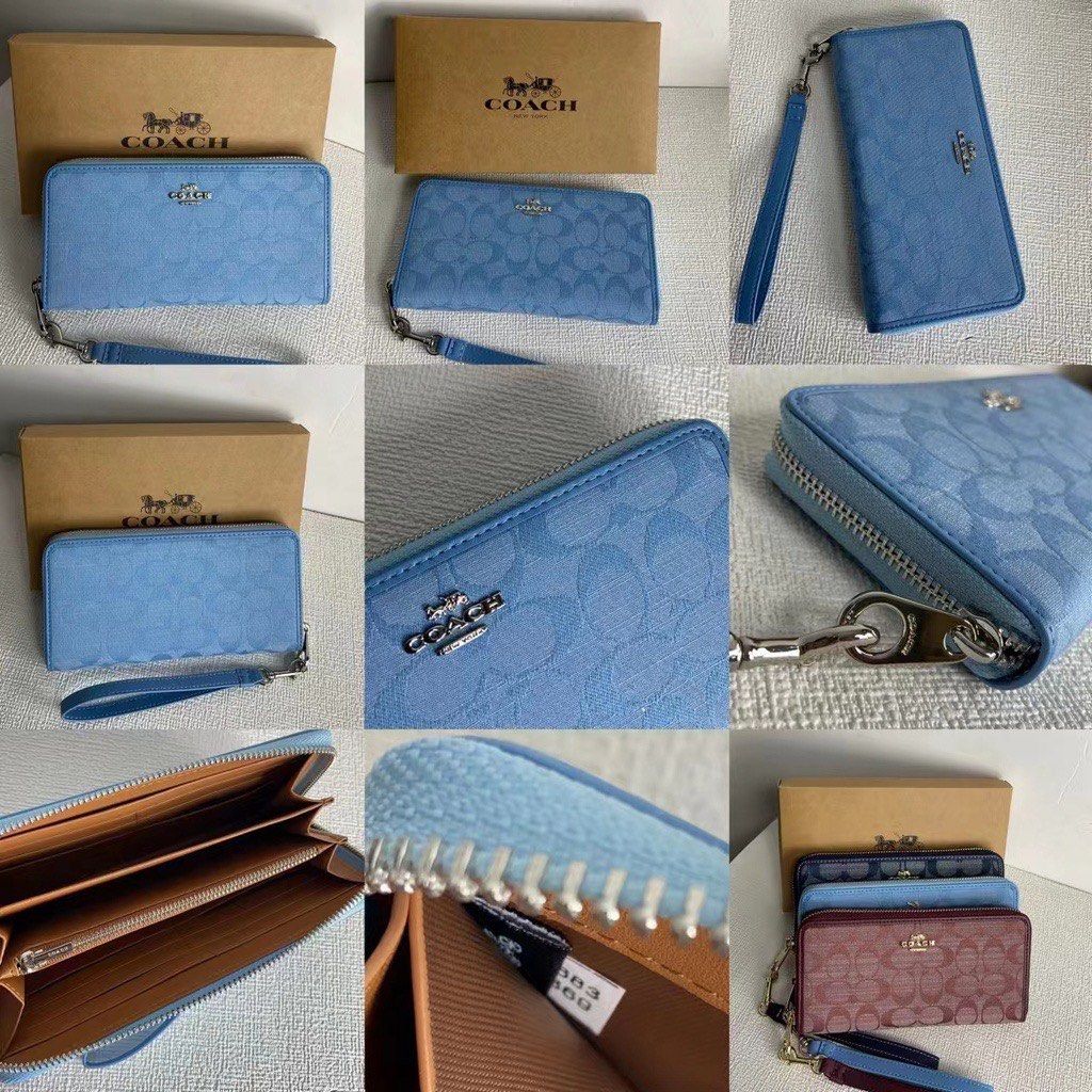 Coach chambray wallet online