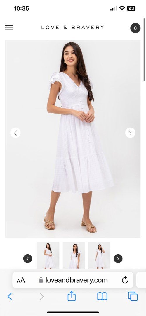 Constance button down midi dress online