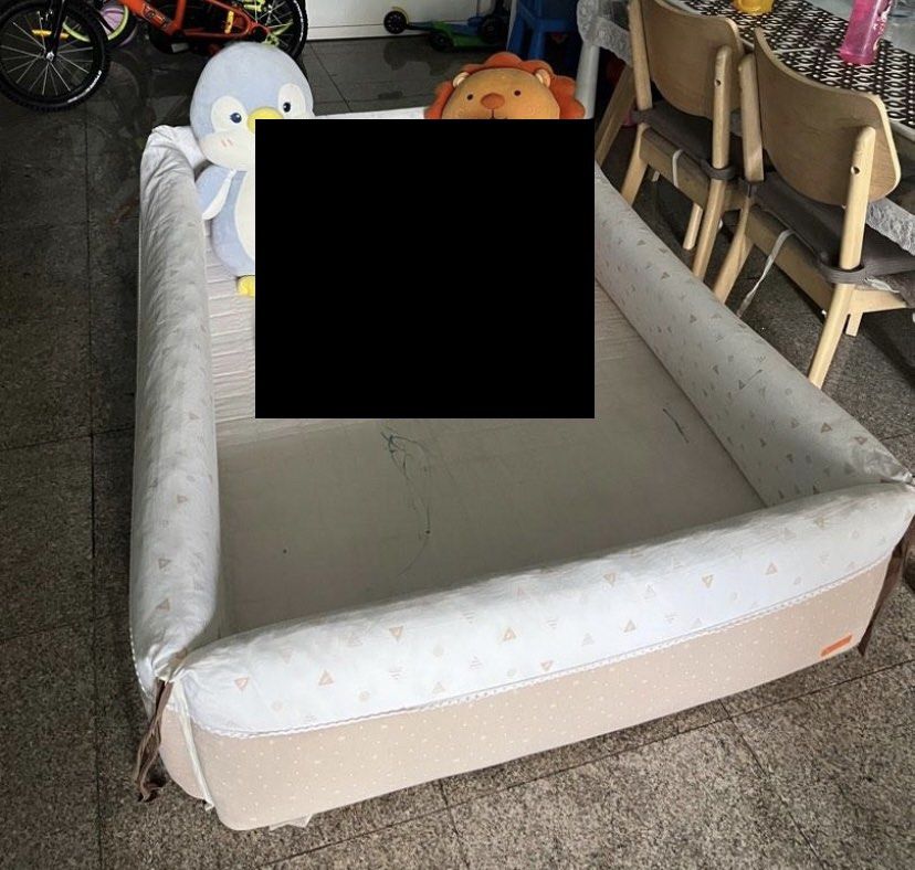 Creamhaus bumper bed, Babies & Kids, Baby Nursery & Kids Furniture