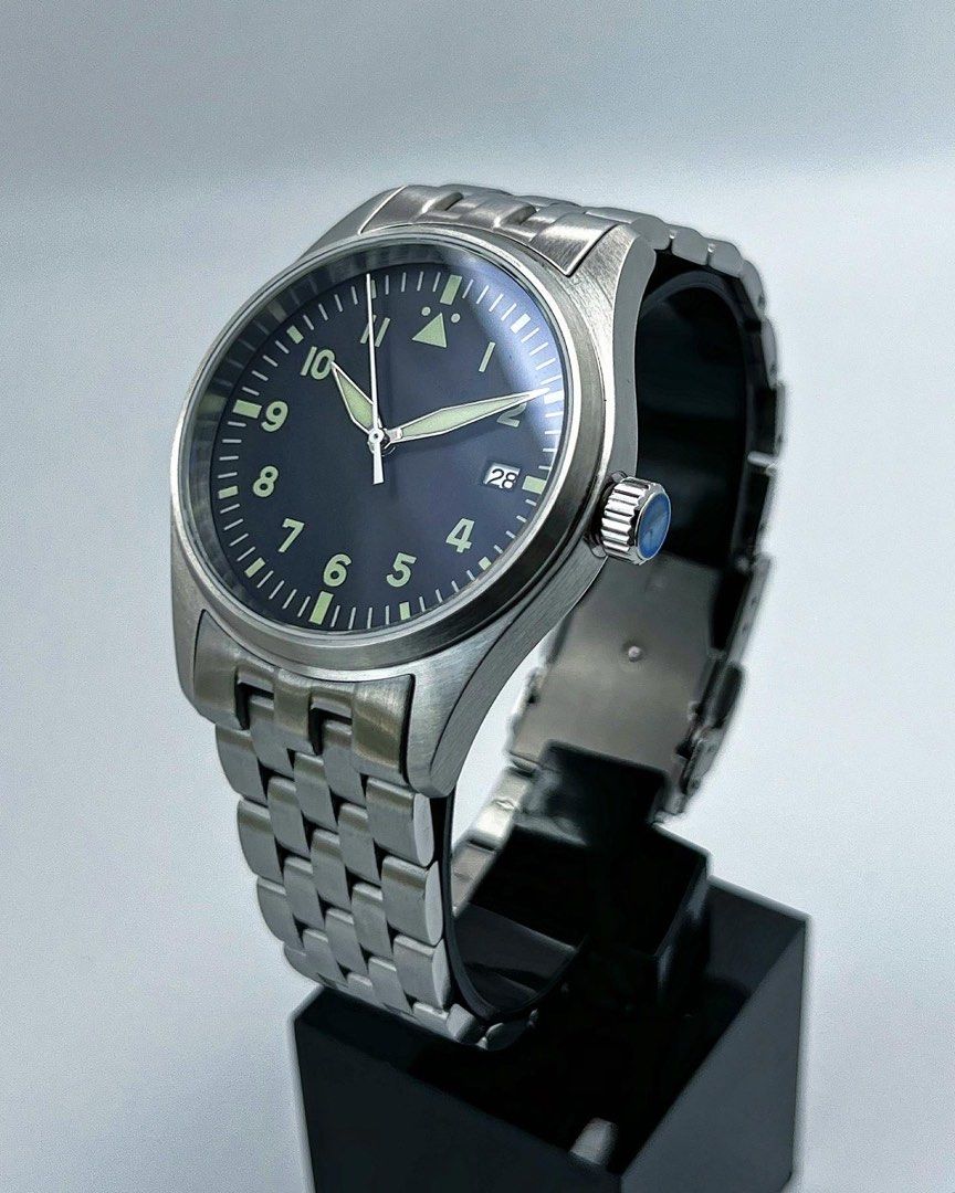 Custom Seiko Mod Sterile IWC Big Pilot in 39mm, Men's Fashion, Watches &  Accessories, Watches on Carousell