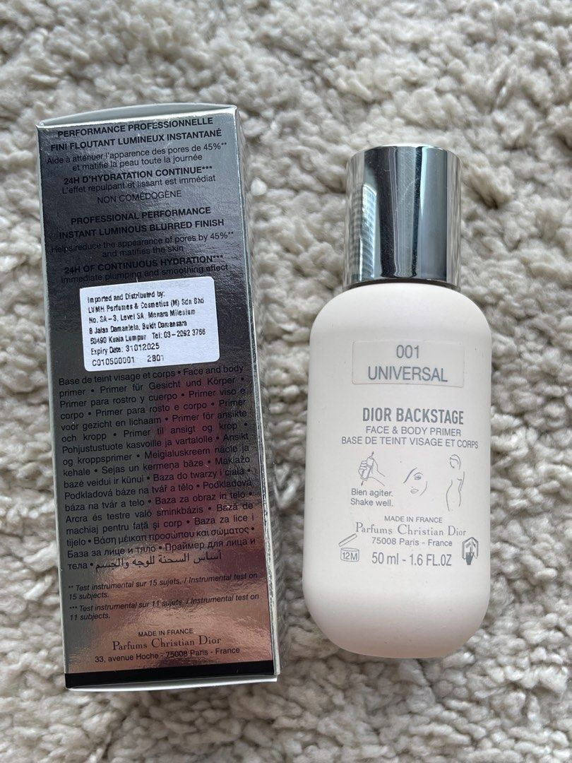 Dior Backstage Face Body Primer