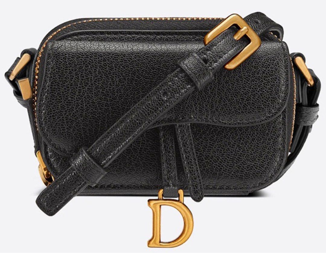 Dior mini top saddle bag strap
