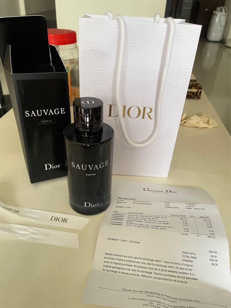 Dior best sale sauvage orchard