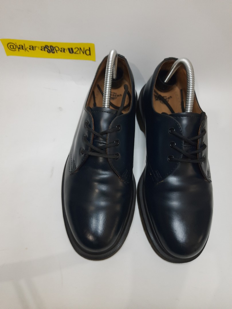 Dr Martens 1461 navy smooth pw on Carousell