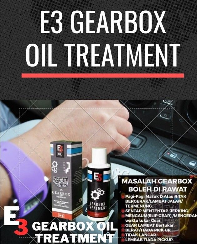 E3 gearbox oil treatment, Everything Else, Others on Carousell