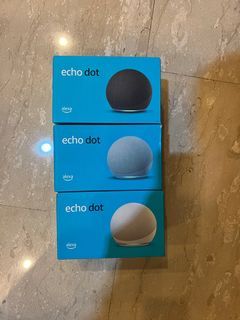 Echo Dot / Echo 4th Gen (Blue & Black & White)