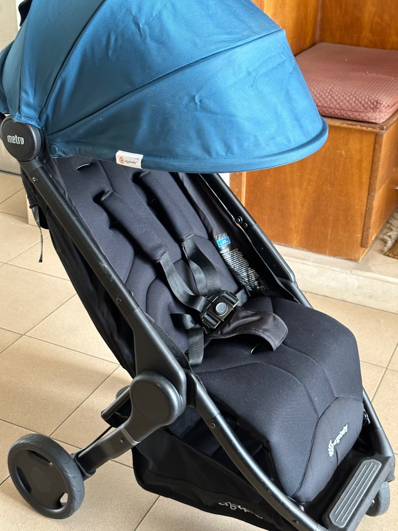 Ergobaby Metro Compact City Stroller Marine Blue Free rain