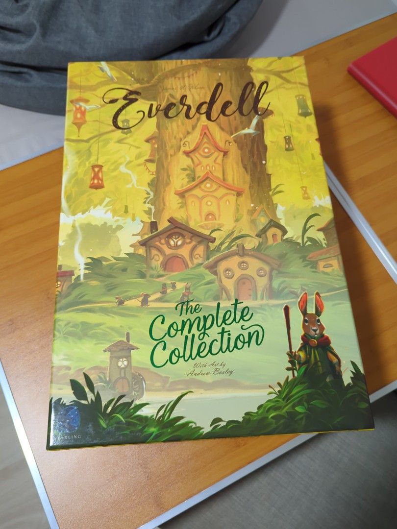 Everdell Complete Collection KS Board Game + card sleeves + deluxe