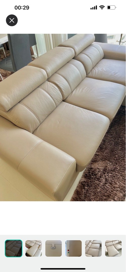 L Shape Leather Sofa Furniture