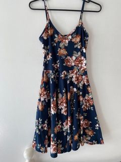 Floral Blue Dress