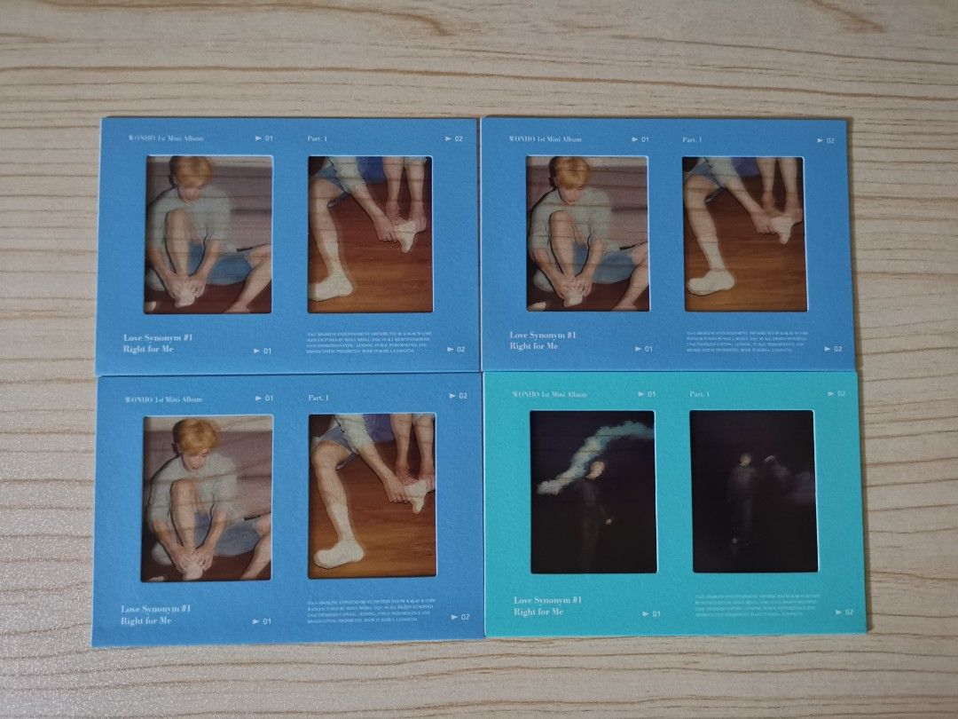 FREE CLAIM WONHO BLUE LETTER POB Hobbies Toys Collectibles 