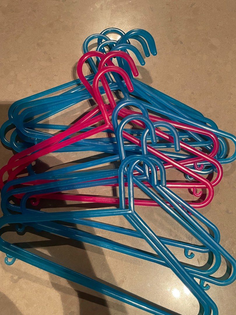 FREE kids size coat hangers (15 in total), Furniture & Home Living