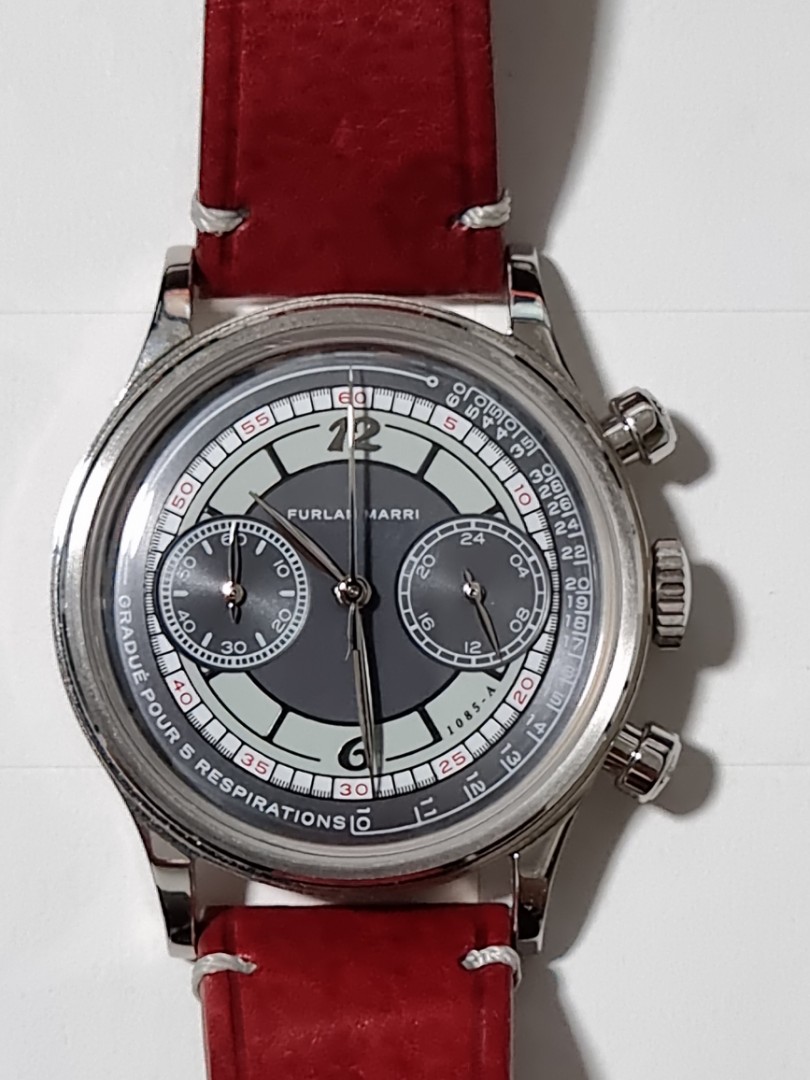 Furlan Marri Rosso Grigio 1085-A, Luxury, Watches on Carousell