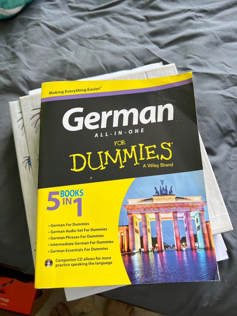 German for dummies, Hobbies & Toys, Books & Magazines, Textbooks on