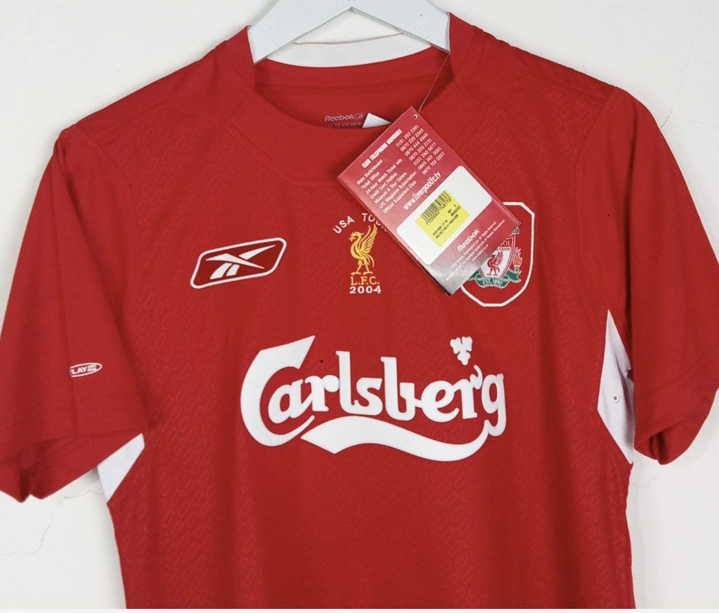 Gerrard #8 2004-05 Liverpool BNWT Home soccer/football jersey/kit