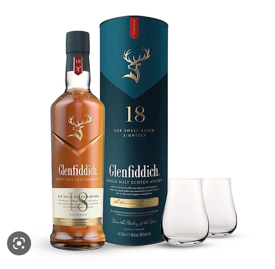 Glenfiddich 18 Years 700ml, Food & Drinks, Alcoholic ...