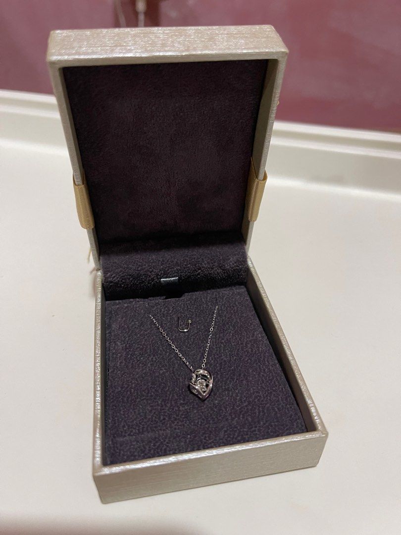 Goldheart dancing diamond necklace