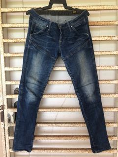 G-STAR Raw Buckle Back Jeans Tapered Leg Slim Fit Ladies Waist 30 Authentic