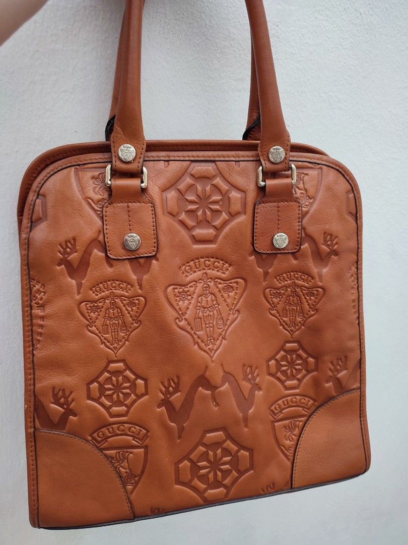 GUCCI DEER GENUINE LEATHER BAG
